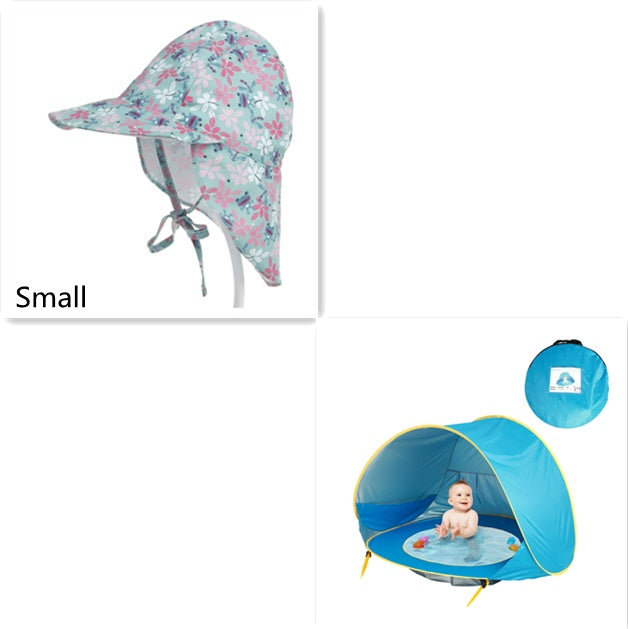 Baby Beach Tent Kids Outdoor Camping Easy Fold Up Waterproof Up Sun Awning Tent UV-protecting PureLittleBloom.Co