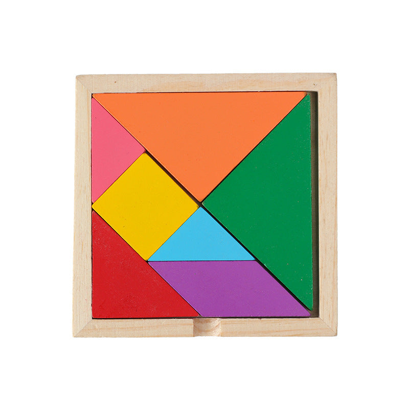 Wooden Toys Rattles Educational Toy Rainbow Blocks Montessori Baby Colorful Kids Music PureLittleBloom.Co