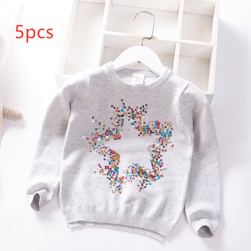 Baby single layer sequin bottoming shirt PureLittleBloom.Co