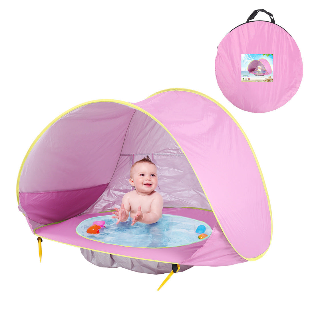 Baby Beach Tent Kids Outdoor Camping Easy Fold Up Waterproof Up Sun Awning Tent UV-protecting PureLittleBloom.Co