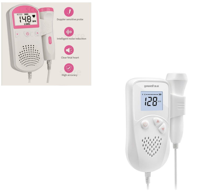 Fetal Heart Rate Monitor Home Pregnancy Baby Fetal Sound Heart Rate Detector PureLittleBloom.Co