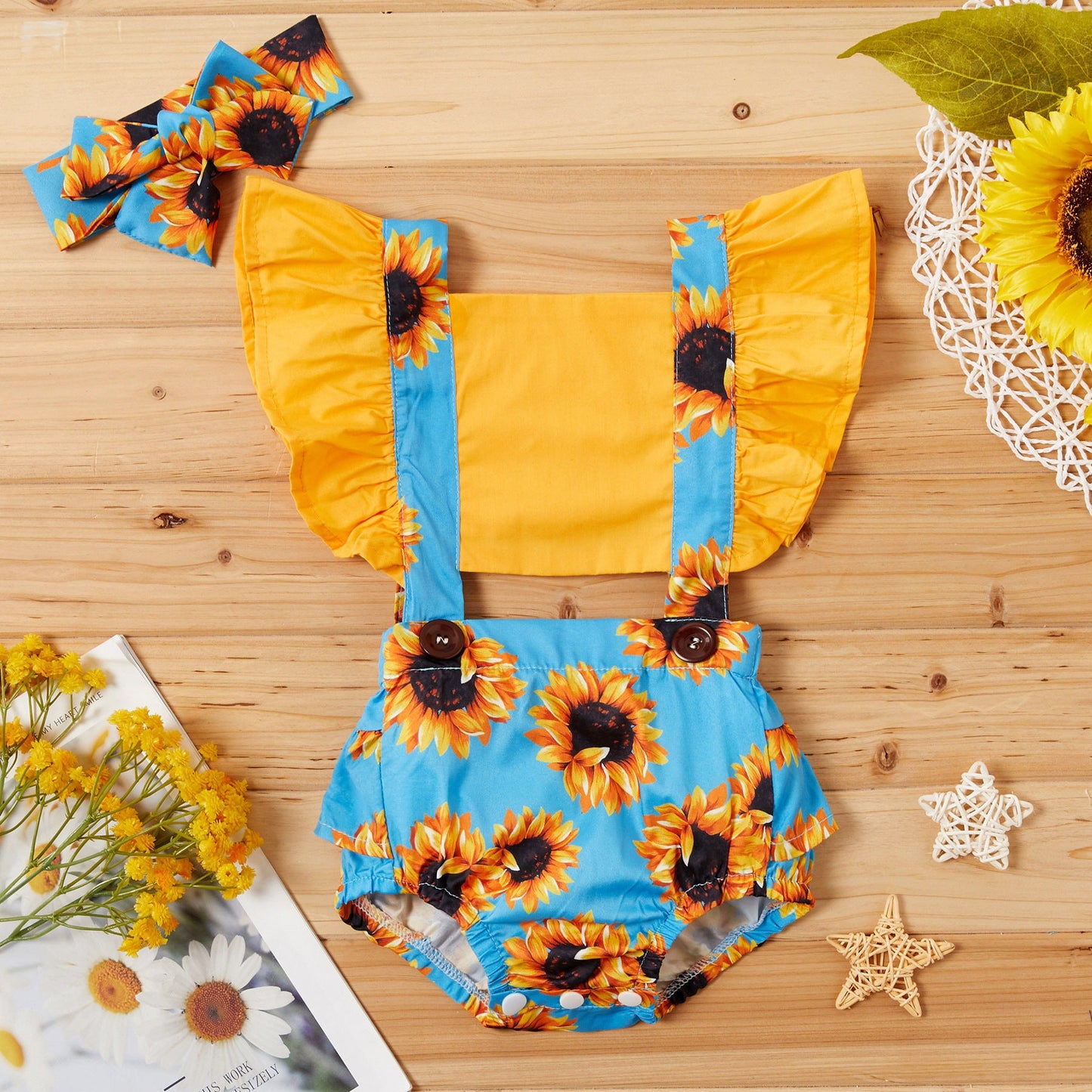 Summer fashion baby romper PureLittleBloom.Co
