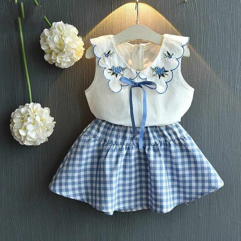 Kids Baby Girls Clothing Sets Summer TShirtsskirt Clothes PureLittleBloom.Co