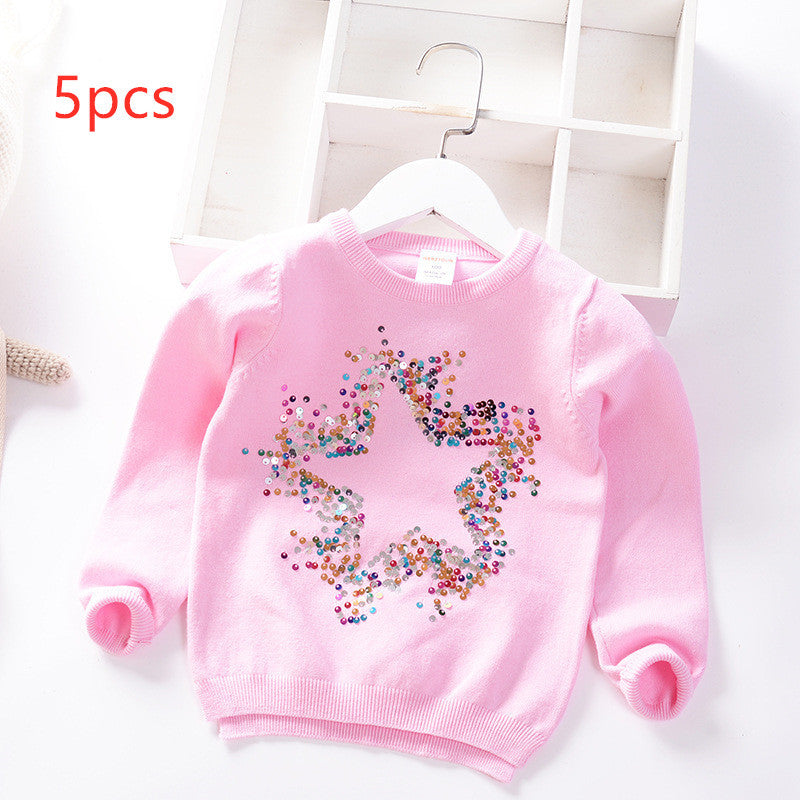 Baby single layer sequin bottoming shirt PureLittleBloom.Co