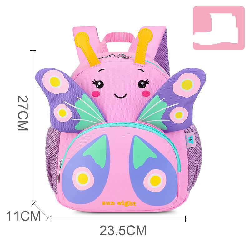 Cute Cartoon Shoulders Baby Lightweight Backpack Elementary School Schoolbag PureLittleBloom.Co