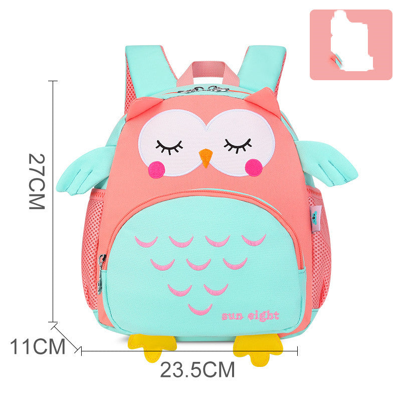 Cute Cartoon Shoulders Baby Lightweight Backpack Elementary School Schoolbag PureLittleBloom.Co