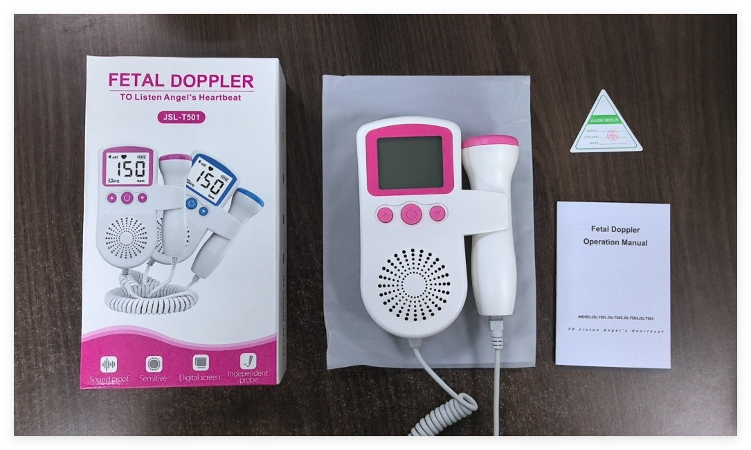 Fetal Heart Rate Monitor Home Pregnancy Baby Fetal Sound Heart Rate Detector PureLittleBloom.Co