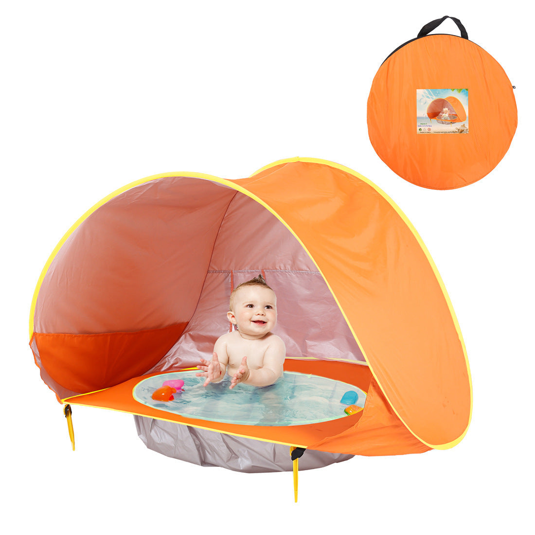 Baby Beach Tent Kids Outdoor Camping Easy Fold Up Waterproof Up Sun Awning Tent UV-protecting PureLittleBloom.Co