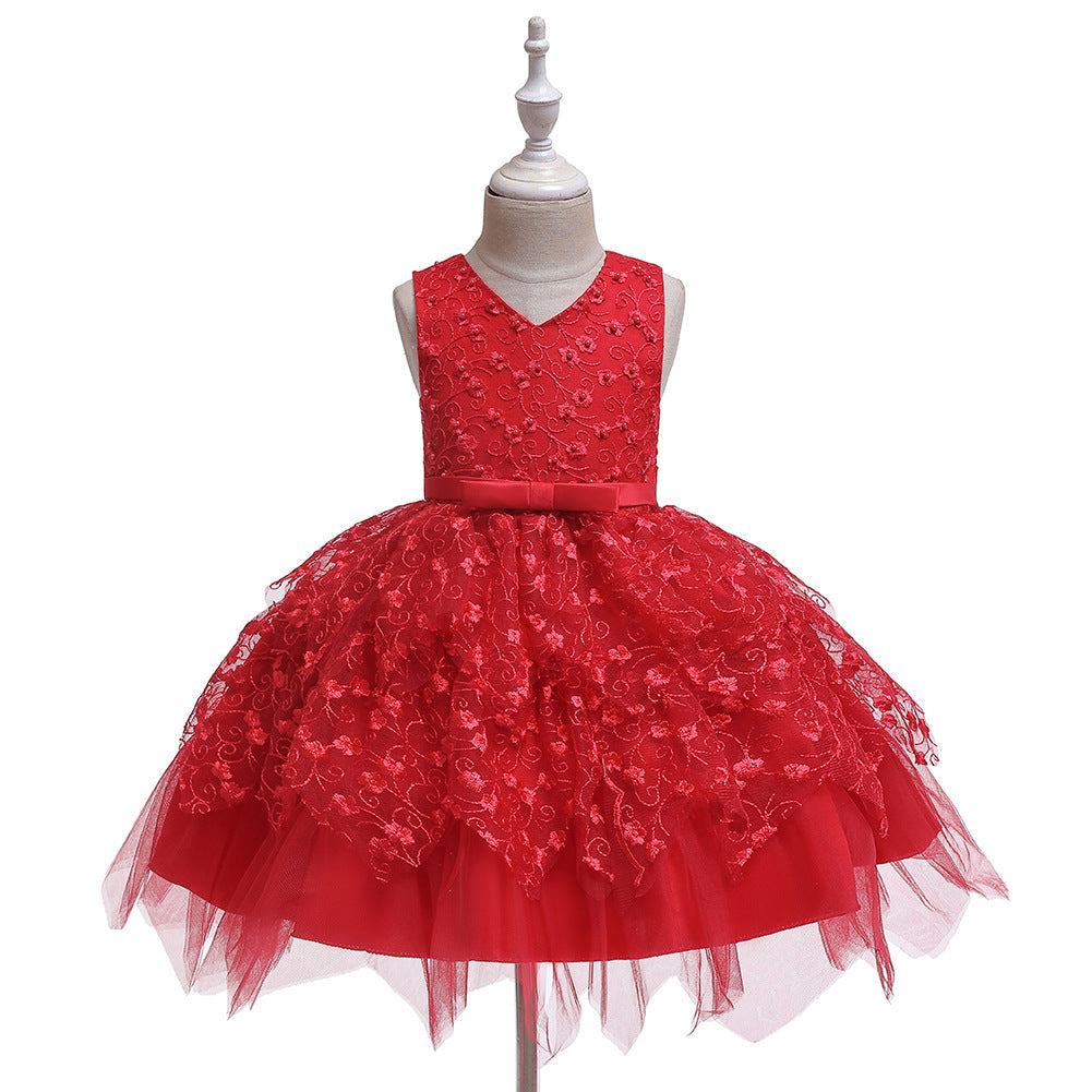 Clothing Baby Girls Middle And Small Children Kindergarten Dresses PureLittleBloom.Co