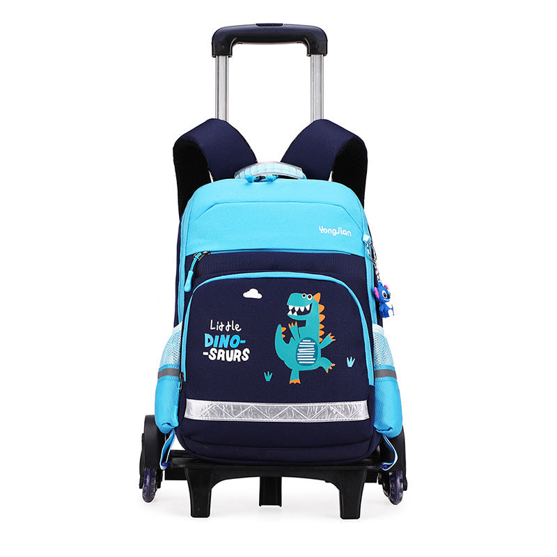 Korean Detachable Trolley  Bag For Elementary School Students PureLittleBloom.Co