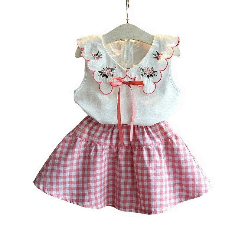 Kids Baby Girls Clothing Sets Summer TShirtsskirt Clothes PureLittleBloom.Co
