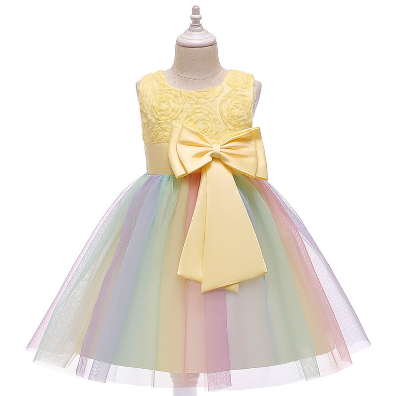 Summer Medium And Large Children's Dresses Girls' Pettiskirt PureLittleBloom.Co
