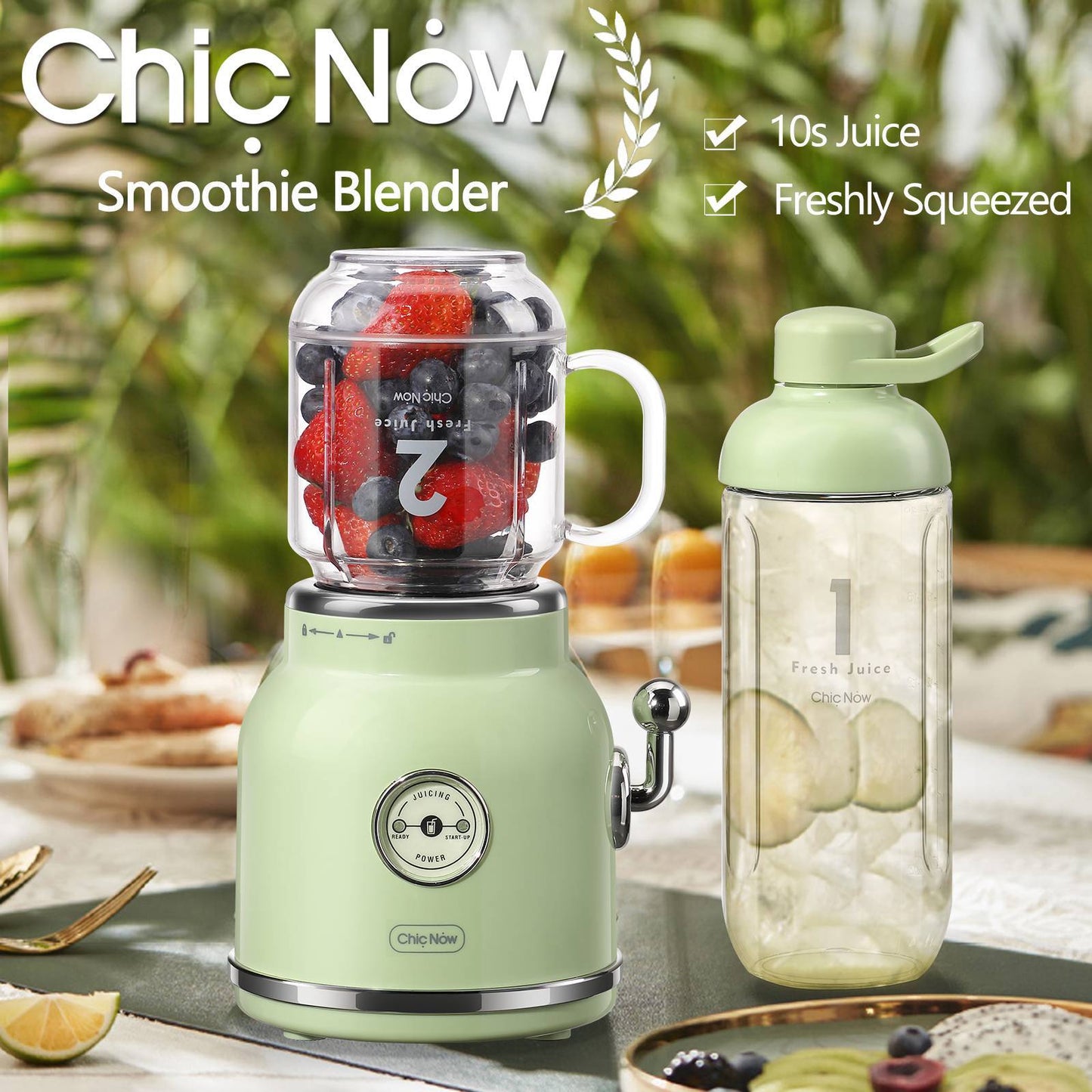 Personal Blender Maker For Shakes And Smoothies With 20.3 Oz Travel Cup And Lid PureLittleBloom.Co