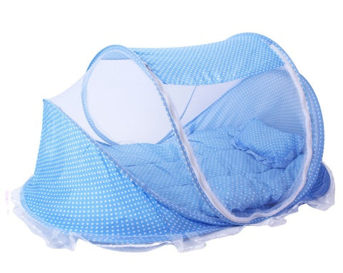 Foldable  Baby Bed Net With Pillow Net 2pieces Set PureLittleBloom.Co