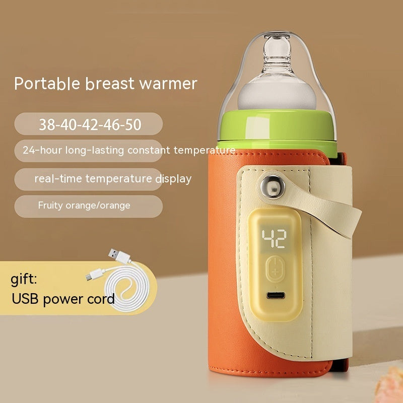 Constant Temperature Baby Heating Insulating Milk Bottle Night Out Portable Heat-holding Bottle Cover PureLittleBloom.Co