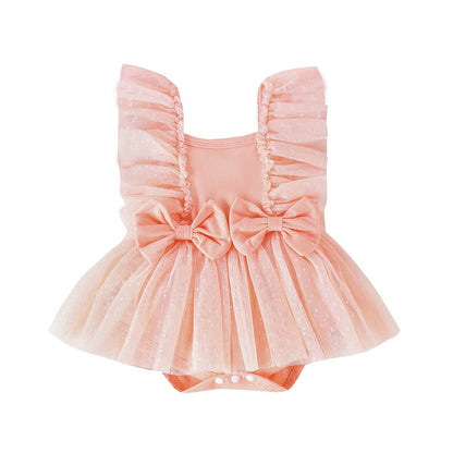 Jumpsuit Baby Net Skirt Princess Poris Dress Baby Skirt Baby Body Pants Jumpsuit PureLittleBloom.Co