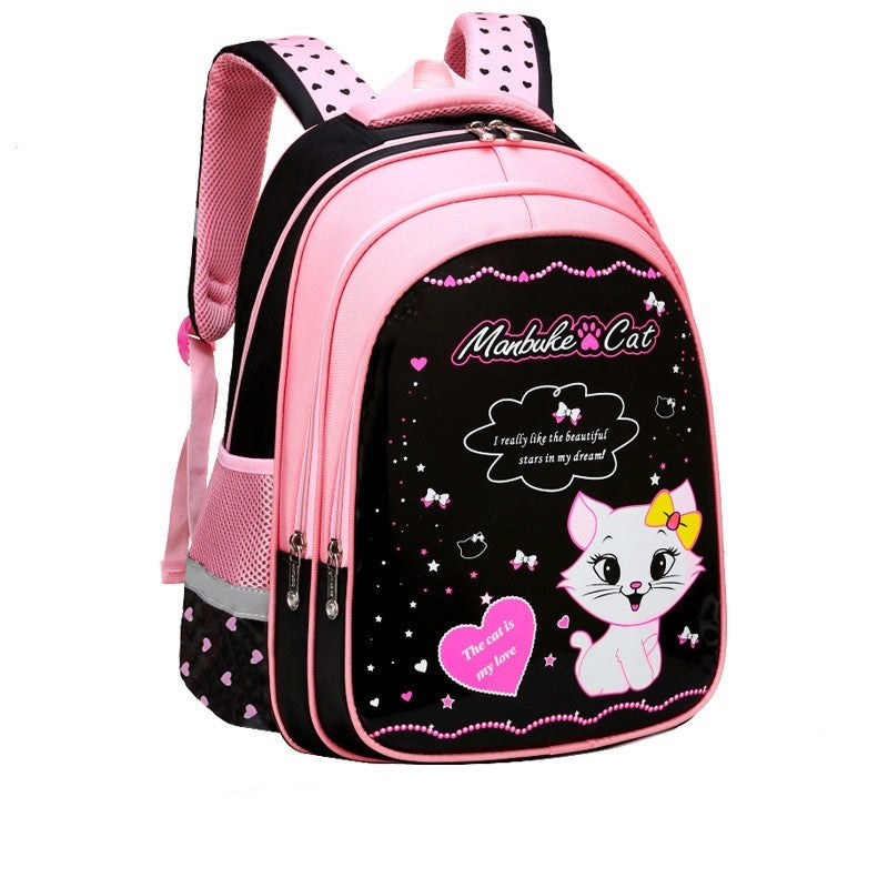 Kids School Cute Cat Print Backpack PureLittleBloom.Co