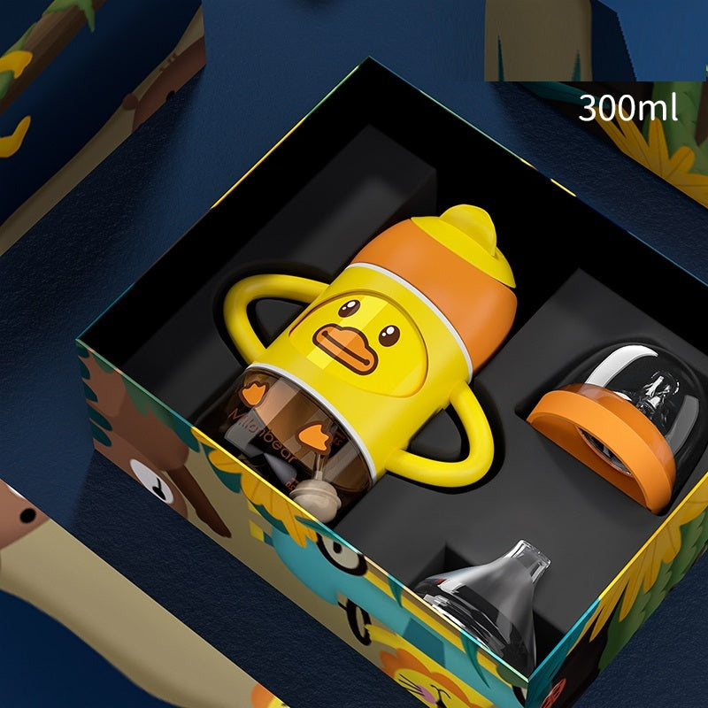 Wide-bore Sippy Cup Feeding Bottle Over 1-2 Years Old PureLittleBloom.Co