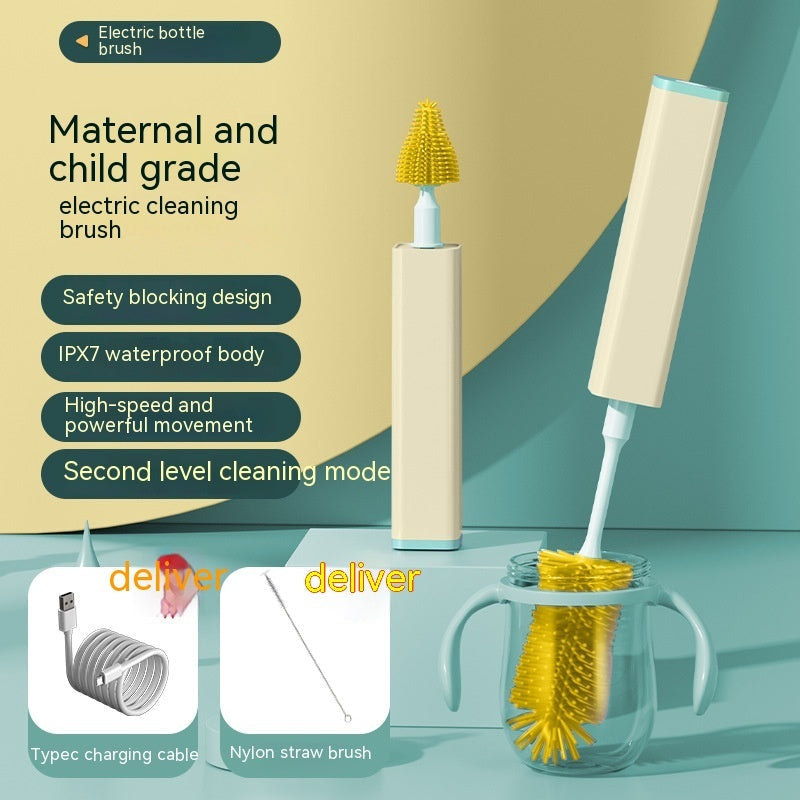 Multi Functional Electric Sponge Silicone Cup Brush PureLittleBloom.Co