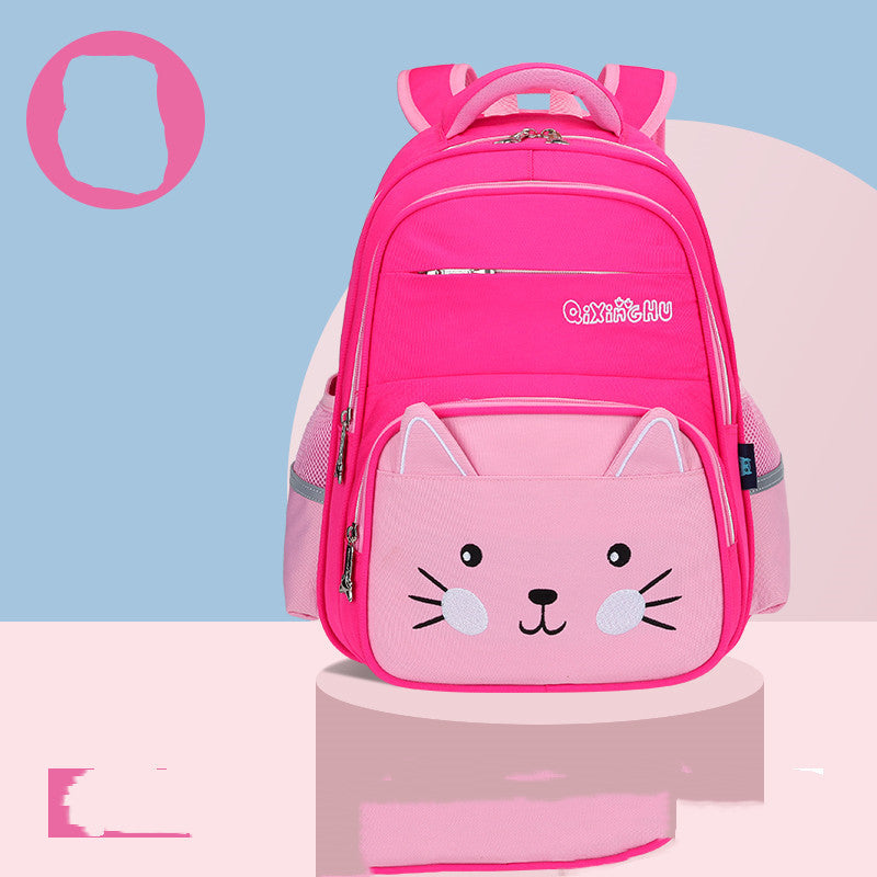 Cute Cartoon Shoulders Baby Lightweight Backpack Elementary School Schoolbag PureLittleBloom.Co