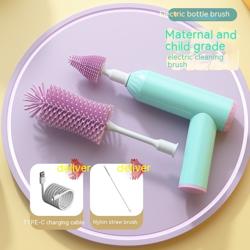 Multi Functional Electric Sponge Silicone Cup Brush PureLittleBloom.Co
