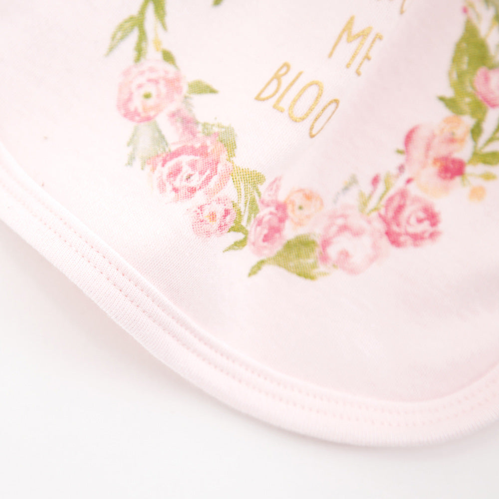 Baby bib with 3 baby drool towels PureLittleBloom.Co