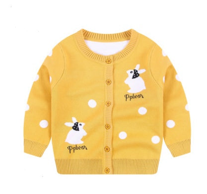 Children's sweater new girl cardigan jacket PureLittleBloom.Co