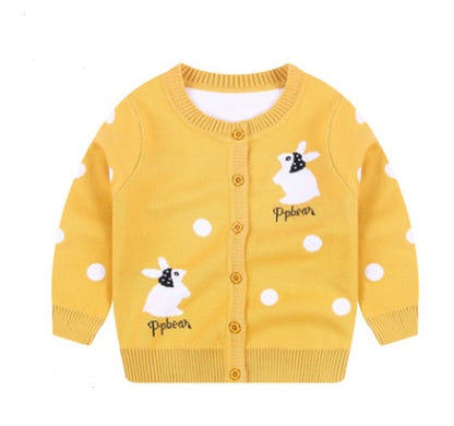Children's sweater new girl cardigan jacket PureLittleBloom.Co