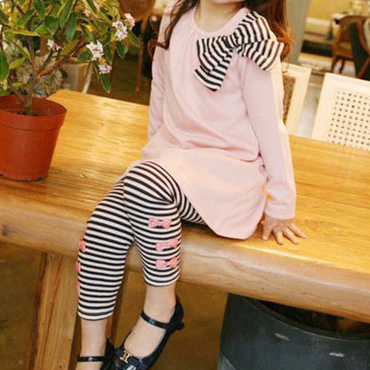 Children's printed long-sleeved casual suit PureLittleBloom.Co