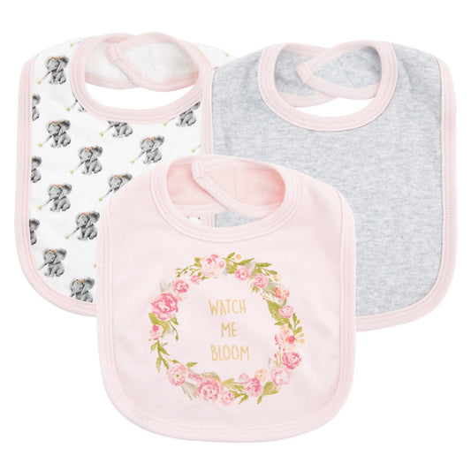 Baby bib with 3 baby drool towels PureLittleBloom.Co