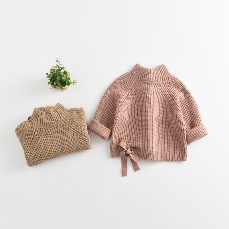 Knit sweater cardigan girl winter clothing PureLittleBloom.Co