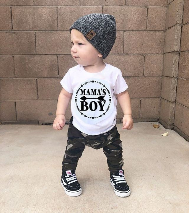 Summer  Boy Clothes Cotton T-Shirt Pants PureLittleBloom.Co