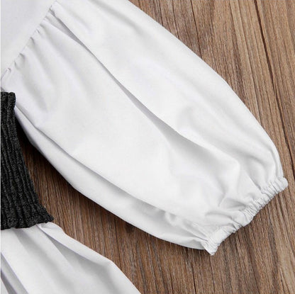 Kids Baby Irls Clothes White A-Line Shirt Dress For Irl PureLittleBloom.Co