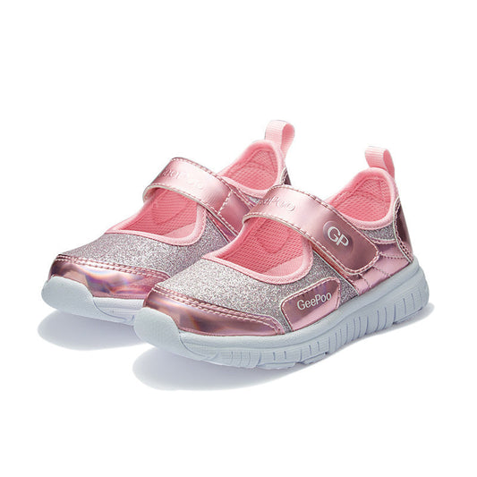 Children's square mouth shoes girls' sports shoes PureLittleBloom.Co