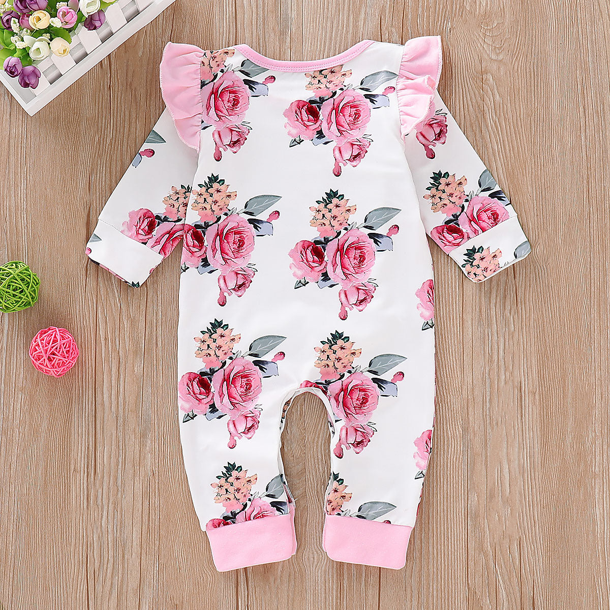 Baby print jumpsuit PureLittleBloom.Co