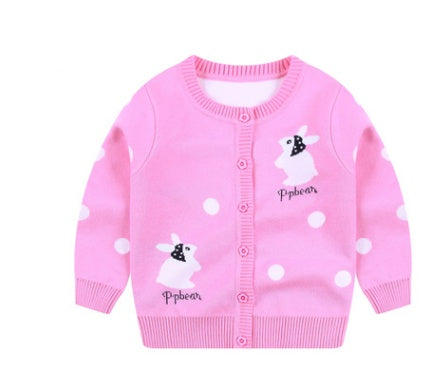 Children's sweater new girl cardigan jacket PureLittleBloom.Co