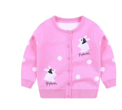 Children's sweater new girl cardigan jacket PureLittleBloom.Co