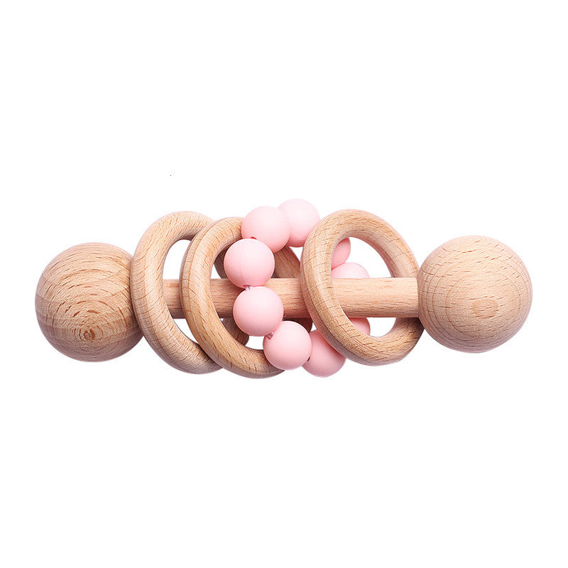 Beech rattle baby teeth toy PureLittleBloom.Co