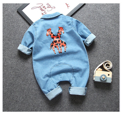 Baby denim jumpsuit PureLittleBloom.Co