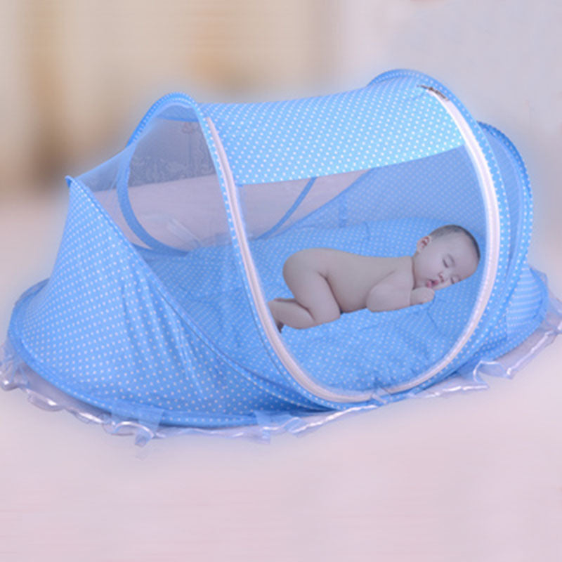 Foldable  Baby Bed Net With Pillow Net 2pieces Set PureLittleBloom.Co