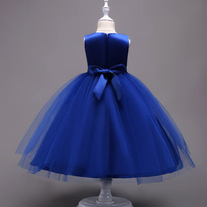 4-15 years embroidered Kids Dress PureLittleBloom.Co