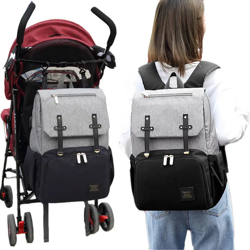 Diaper Mummy Daddy Backpack Baby Stroller Bag PureLittleBloom.Co