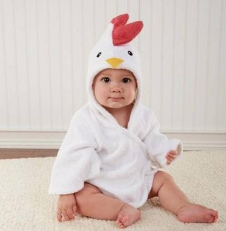 Cartoon Cute Animal Modeling Baby Bath Towels Baby Bathrobes Cotton Children's Bathrobes Baby Hooded PureLittleBloom.Co