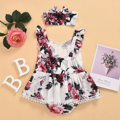 Baby print jumpsuit PureLittleBloom.Co