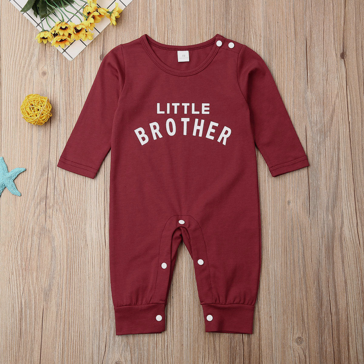 Male Alphabet Long Sleeved Romper Newborn Baby Jumpsuit Female Baby Casual Romper PureLittleBloom.Co