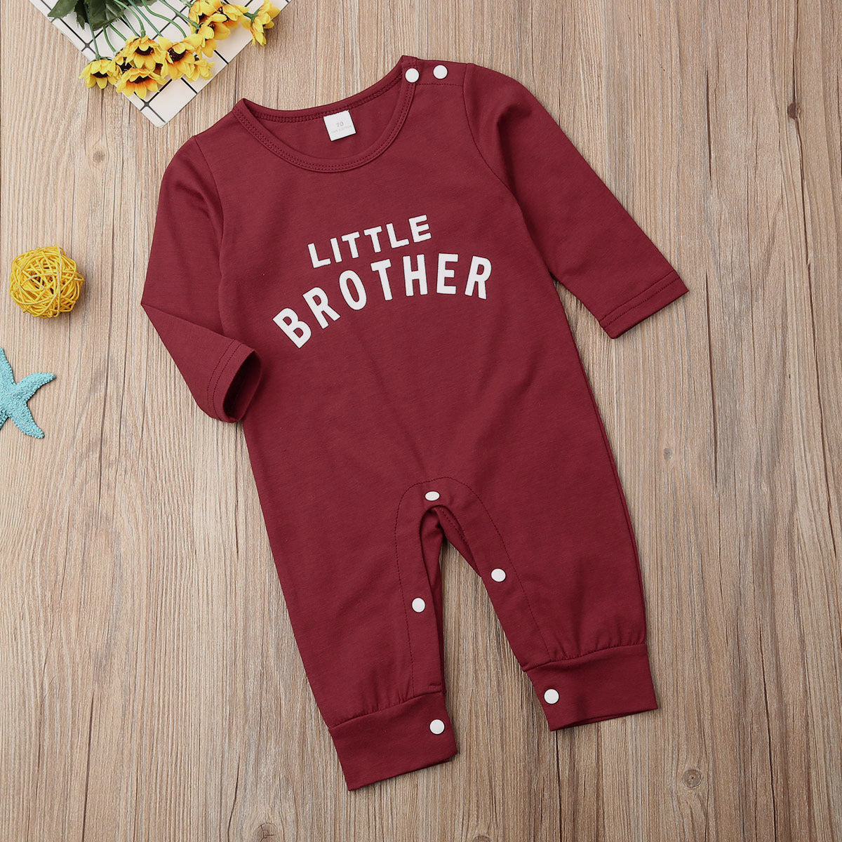 Male Alphabet Long Sleeved Romper Newborn Baby Jumpsuit Female Baby Casual Romper PureLittleBloom.Co