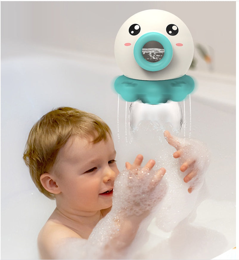 Octopus Fountain Bath Toy Water Jet Rotating Shower Bathroom Toy Summer Water Toys Sprinkler Beach Toys Kids Water Toys PureLittleBloom.Co