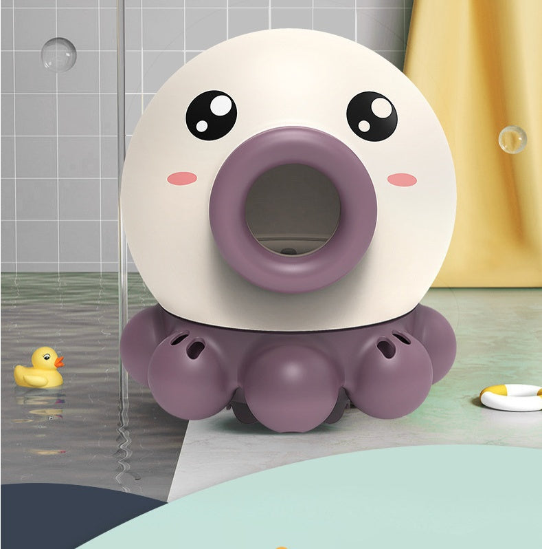 Octopus Fountain Bath Toy Water Jet Rotating Shower Bathroom Toy Summer Water Toys Sprinkler Beach Toys Kids Water Toys PureLittleBloom.Co