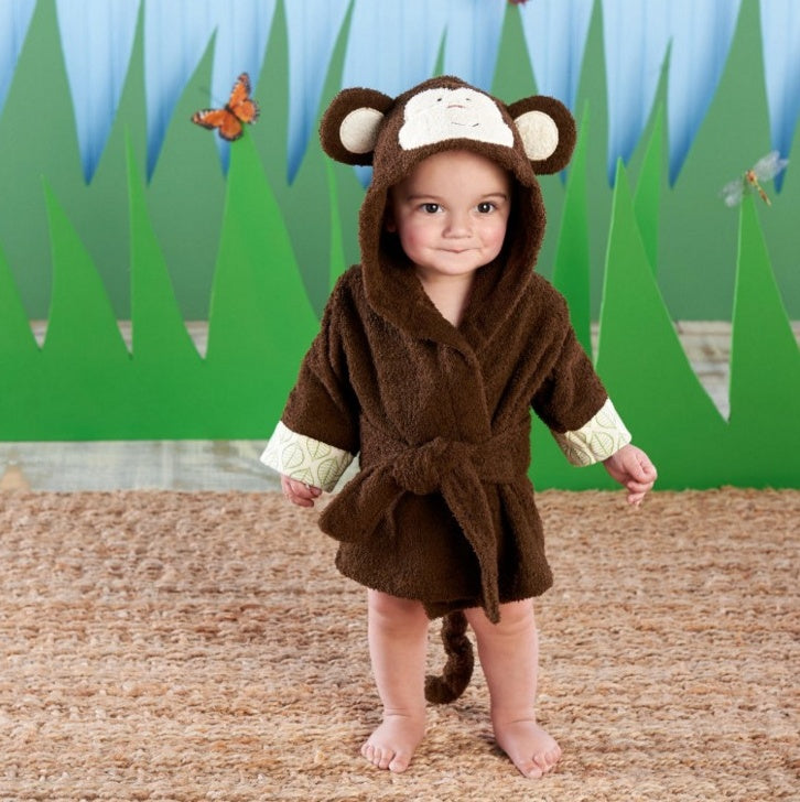 Cartoon Cute Animal Modeling Baby Bath Towels Baby Bathrobes Cotton Children's Bathrobes Baby Hooded PureLittleBloom.Co