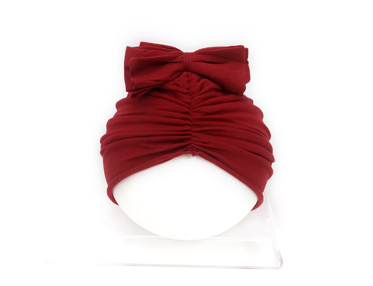Cute Baby Hat Newborn Soft Baby Girl Hat Turban Infant Toddler Baby Cap Bonnet Headwraps PureLittleBloom.Co